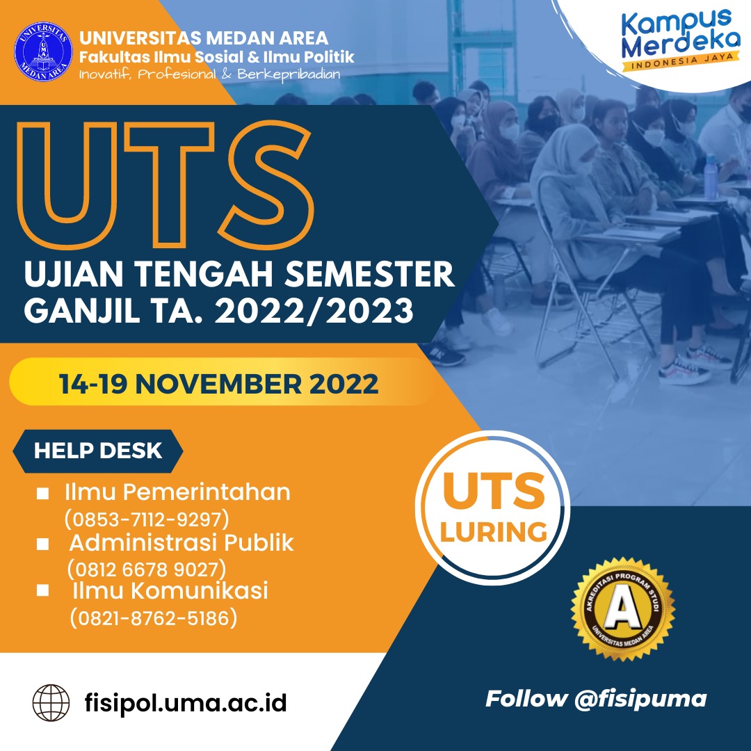 Ujian Tengah Semester (UTS) Ganjil TA 2022/2023 - Prodi Ilmu ...