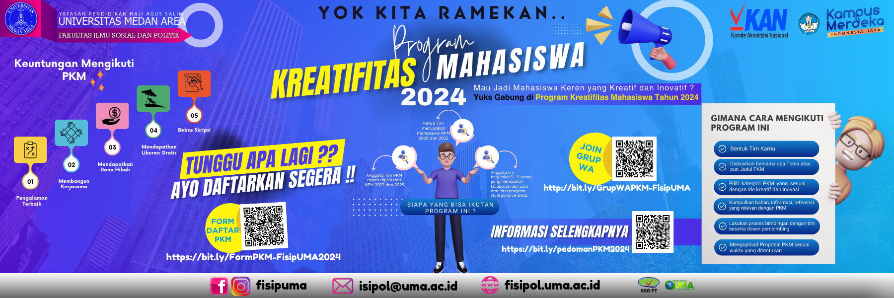 Yok Ikutan PKM 2024, Seru Loh - Prodi Ilmu Pemerintahan Terbaik Di Sumut