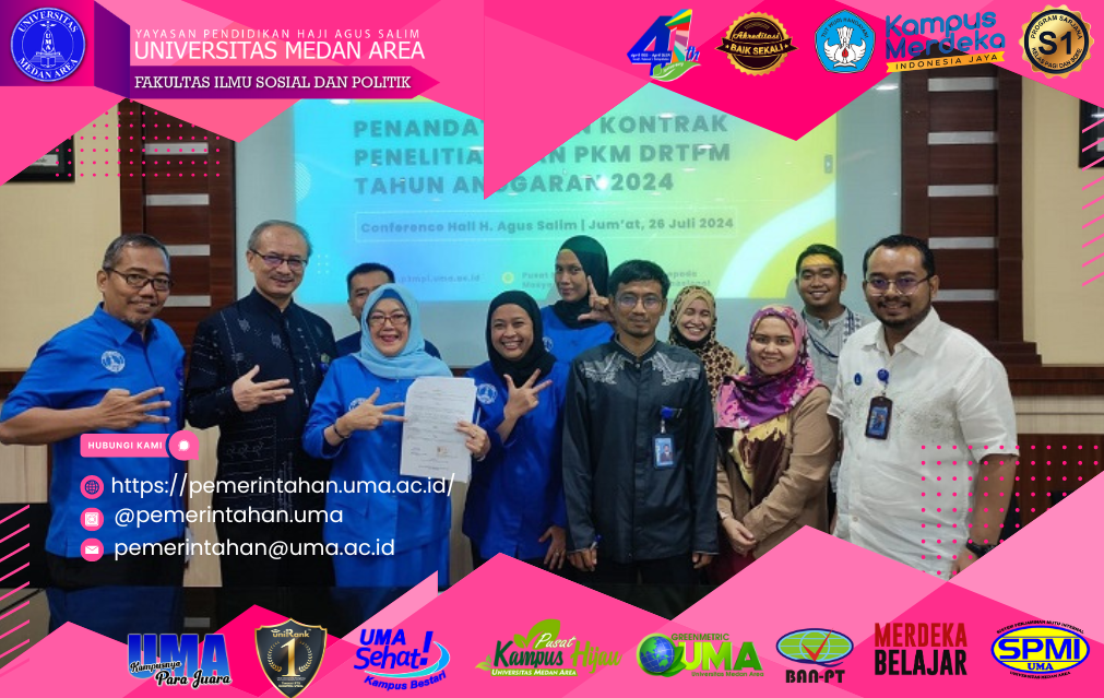 UMA Laksanakan Penandatanganan Kontrak Hibah DRTPM Tahun 2024