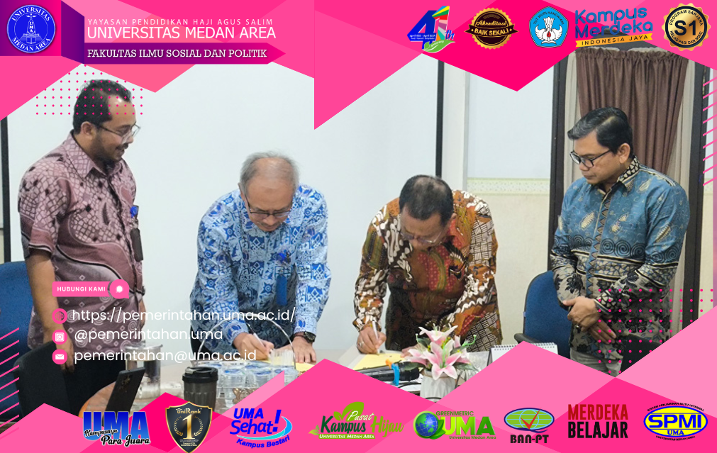 Penandatanganan MoU Universitas Medan Area dengan Universitas Muhammadiyah Aceh