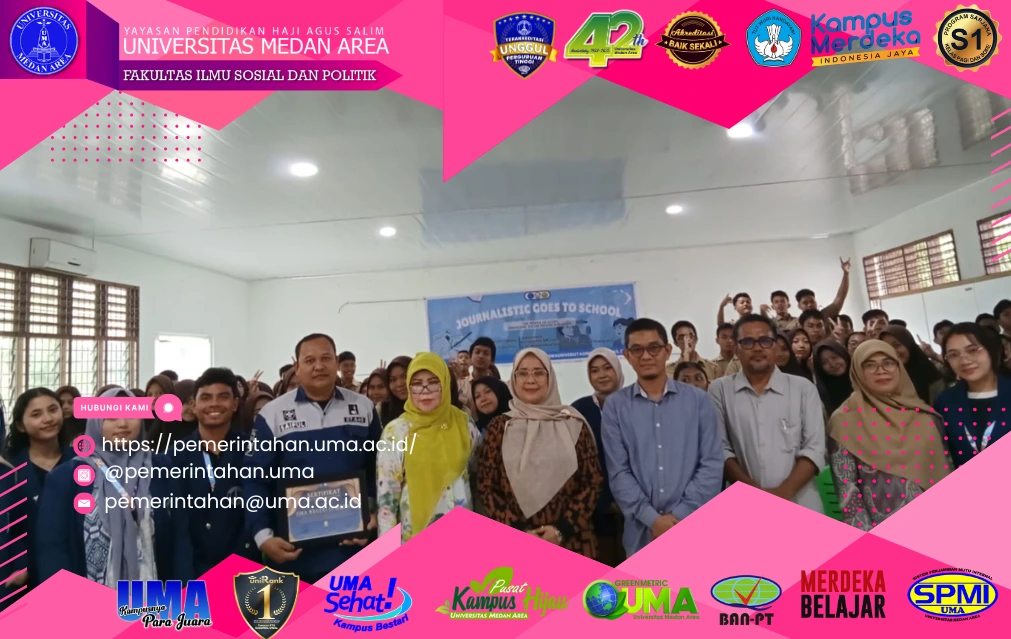 Bingkai UMA Bawa Semangat Jurnalistik ke SMA Negeri 13 Medan