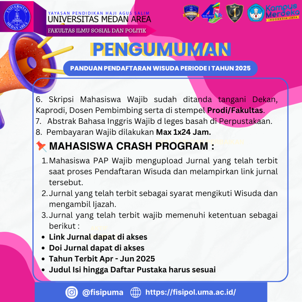panduan pendaftaran wisuda periode i tahun 2025