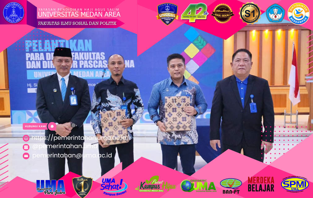 Pelantikan Dekan Fakultas dan Direktur Pascasarjana UMA Periode 2025–2027