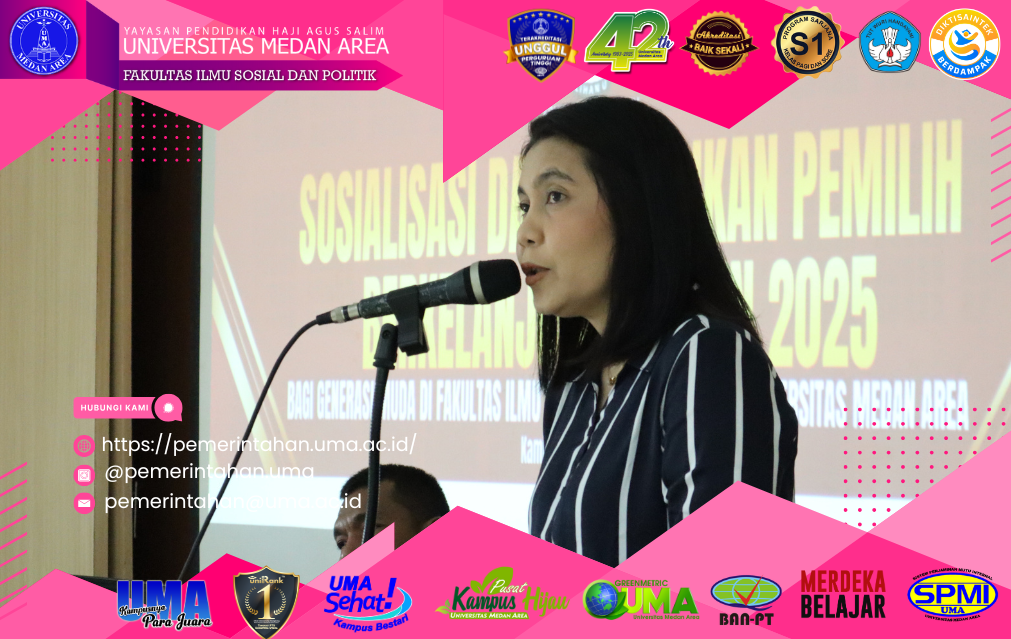 KPU Kota Medan Gelar Sosialisasi dan Pendidikan Pemilih di Universitas Medan Area